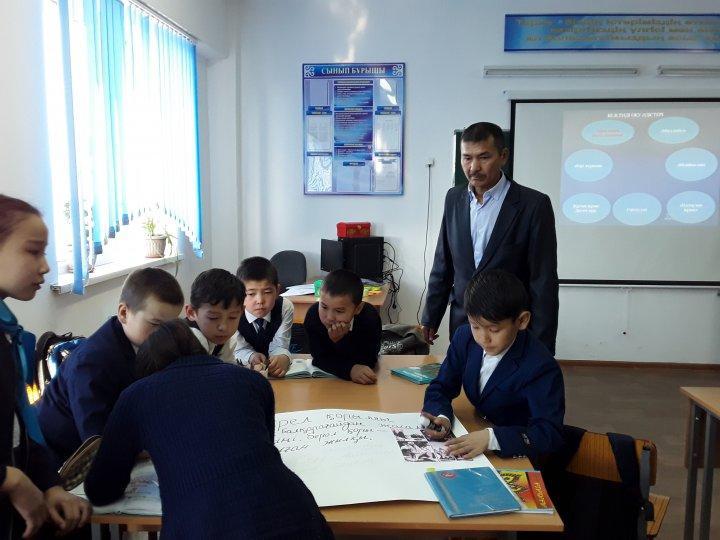№59 орта мектебінің тарих пәнінің мұғалімі Д.Сейлибаевтың ашық сабағы
