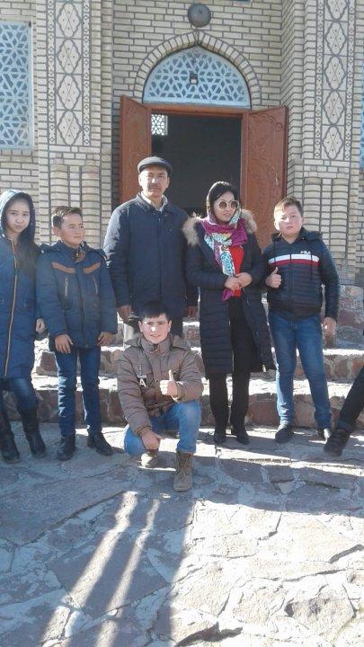 «Туған өлке тарихы» тақырыбы бойынша,Тараз  қаласының киелі орындары «Айша бибі» «Тектұрмас» «Қарахан» кесенелеріне 