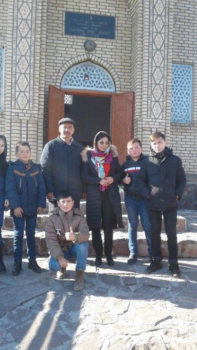 «Туған өлке тарихы» тақырыбы бойынша,Тараз  қаласының киелі орындары «Айша бибі» «Тектұрмас» «Қарахан» кесенелеріне 