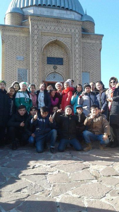 «Туған өлке тарихы» тақырыбы бойынша,Тараз  қаласының киелі орындары «Айша бибі» «Тектұрмас» «Қарахан» кесенелеріне 