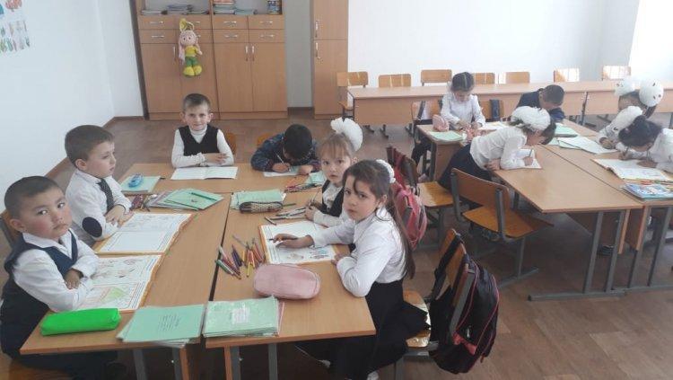 Даярлық сынып мұғалімі Н.Усманованың «Звуки [ к ] и [ к’ ], буквы Кк тақырыбындағы ашық сабағы